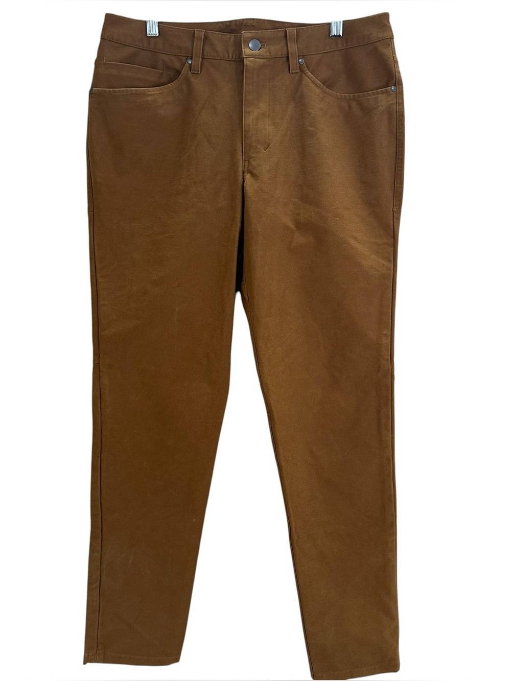 Lululemon Men’s EasyFive Classic Straight Leg Slim Fit Pant 32x30 Camel Brown